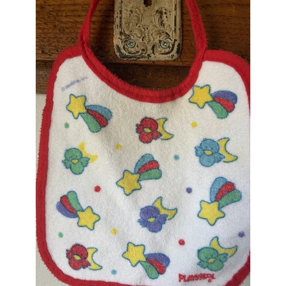 Vintage Playskool Baby Bib Stars Theme
